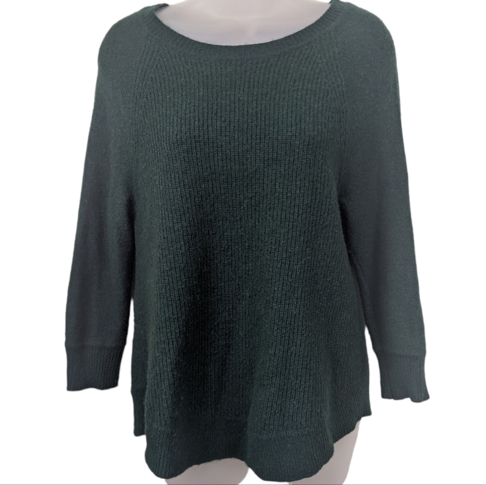 J Crew Merino Wool Blend Scoop Neck Sweater Sz S